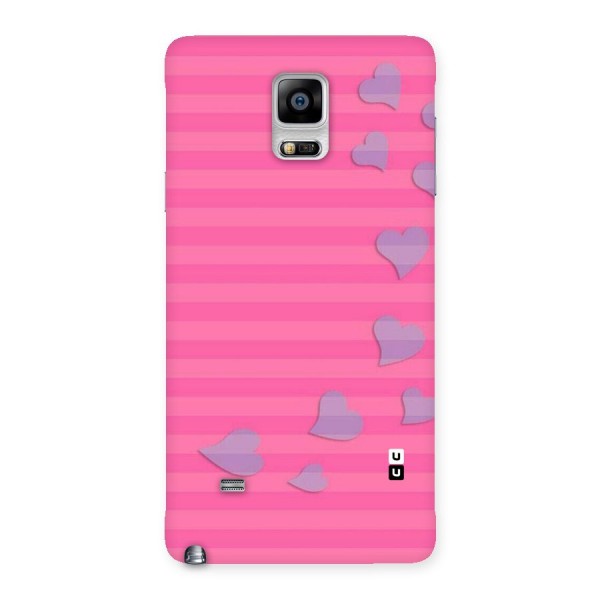 Light Heart Stripes Back Case for Galaxy Note 4