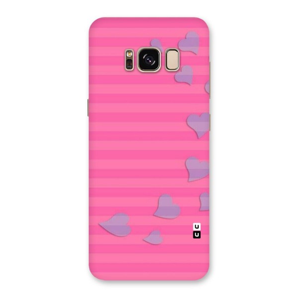 Light Heart Stripes Back Case for Galaxy S8