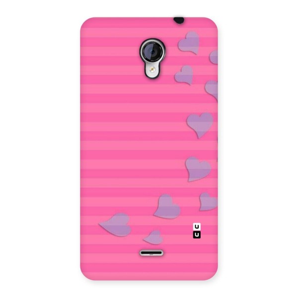 Light Heart Stripes Back Case for Micromax Unite 2 A106