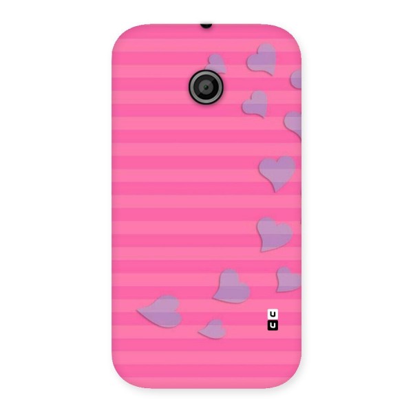 Light Heart Stripes Back Case for Moto E