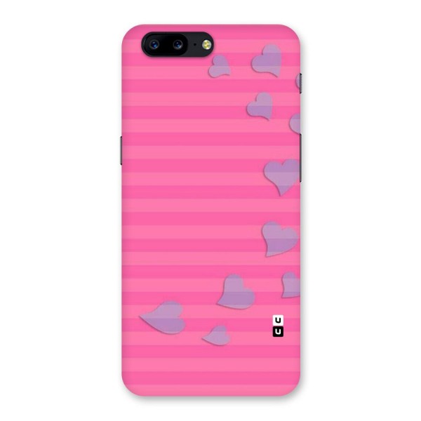 Light Heart Stripes Back Case for OnePlus 5