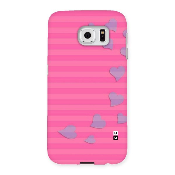 Light Heart Stripes Back Case for Samsung Galaxy S6