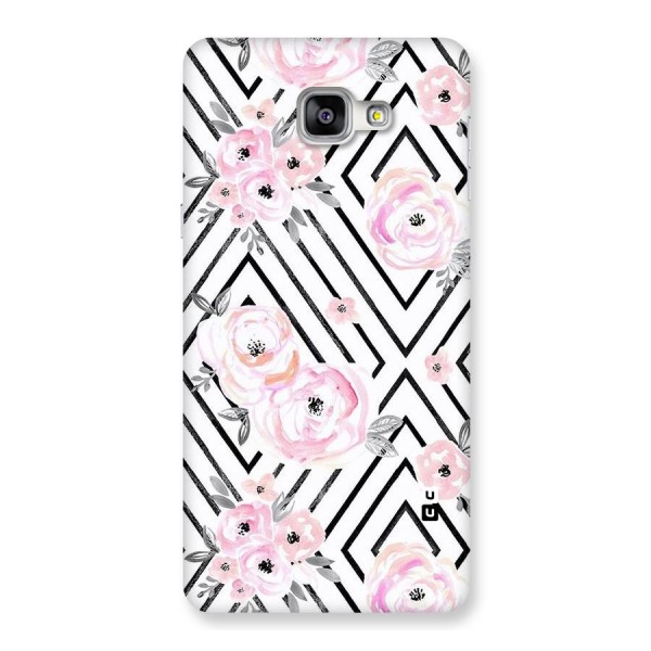 Light Pastel Flowers Design Back Case for Galaxy A9