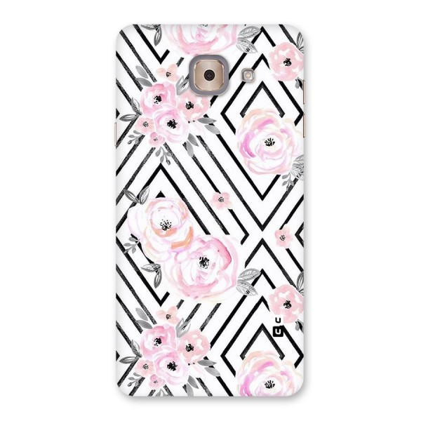 Light Pastel Flowers Design Back Case for Galaxy J7 Max