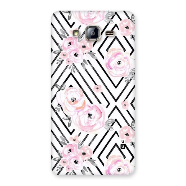 Light Pastel Flowers Design Back Case for Galaxy On5