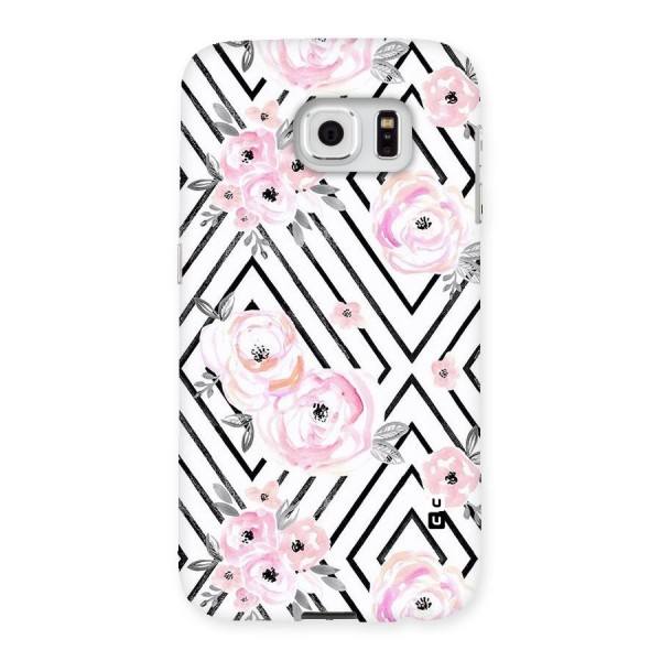 Light Pastel Flowers Design Back Case for Samsung Galaxy S6