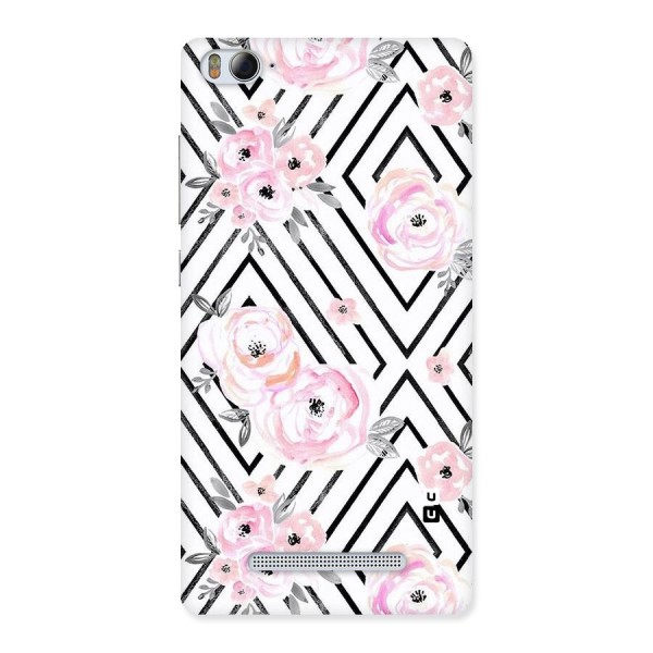 Light Pastel Flowers Design Back Case for Xiaomi Mi4i