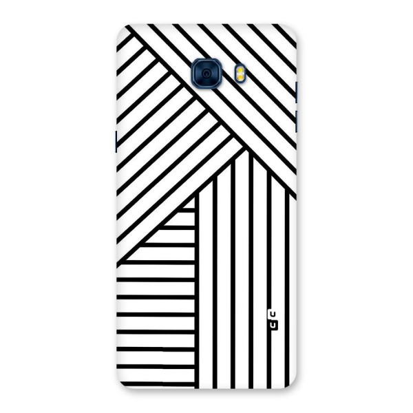 Lines Pattern Stripes Back Case for Galaxy C7 Pro