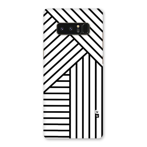 Lines Pattern Stripes Back Case for Galaxy Note 8