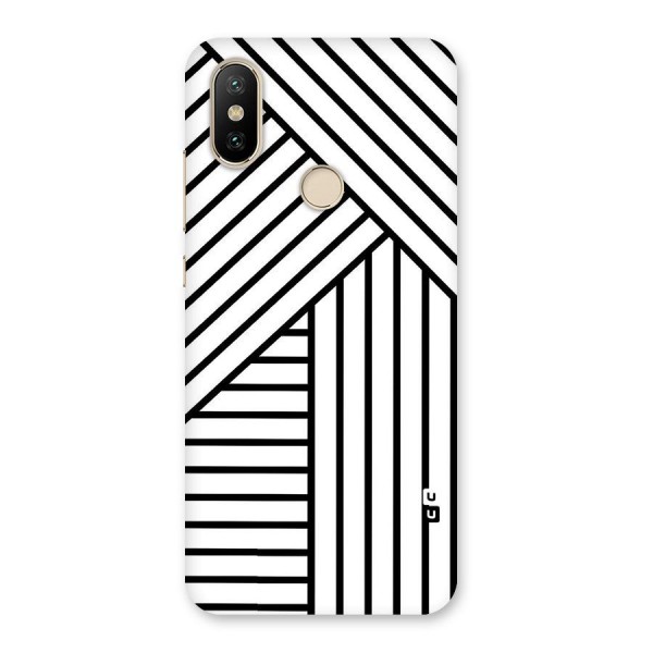 Lines Pattern Stripes Back Case for Mi A2