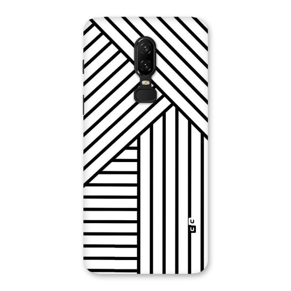 Lines Pattern Stripes Back Case for OnePlus 6