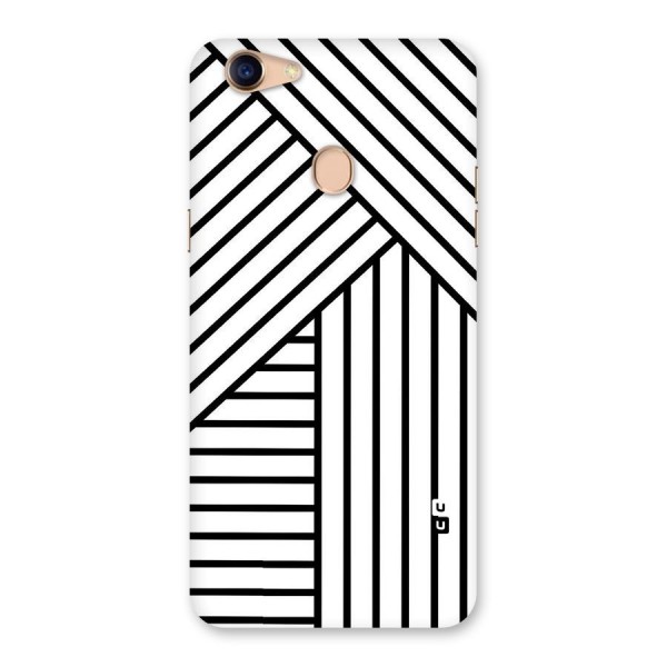 Lines Pattern Stripes Back Case for Oppo F5