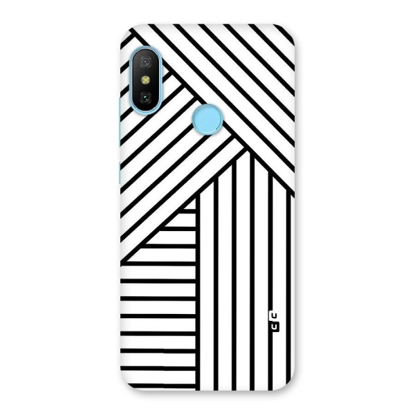 Lines Pattern Stripes Back Case for Redmi 6 Pro