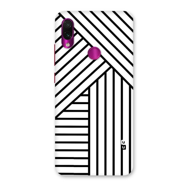 Lines Pattern Stripes Back Case for Redmi Note 7 Pro