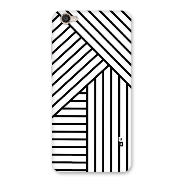 Lines Pattern Stripes Back Case for Vivo Y55s