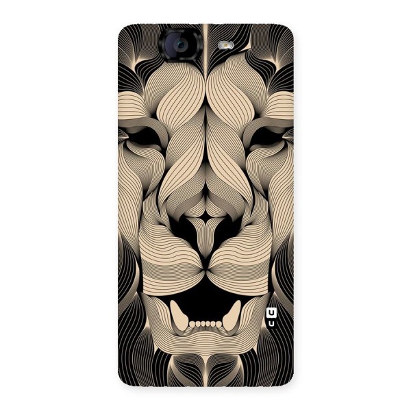 Lion Shape Design Back Case for Canvas Knight A350