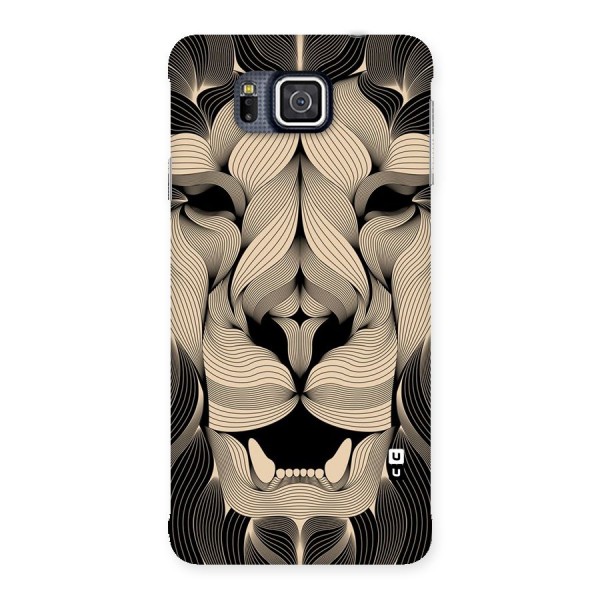 Lion Shape Design Back Case for Galaxy Alpha