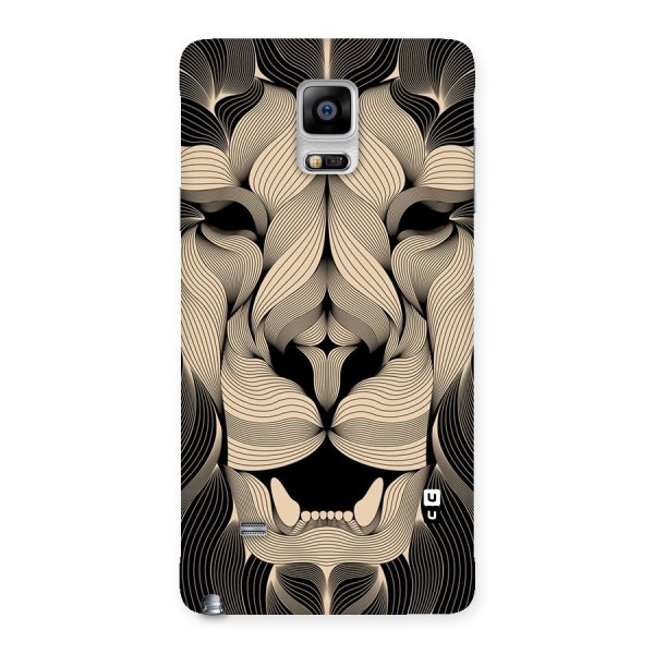 Lion Shape Design Back Case for Galaxy Note 4