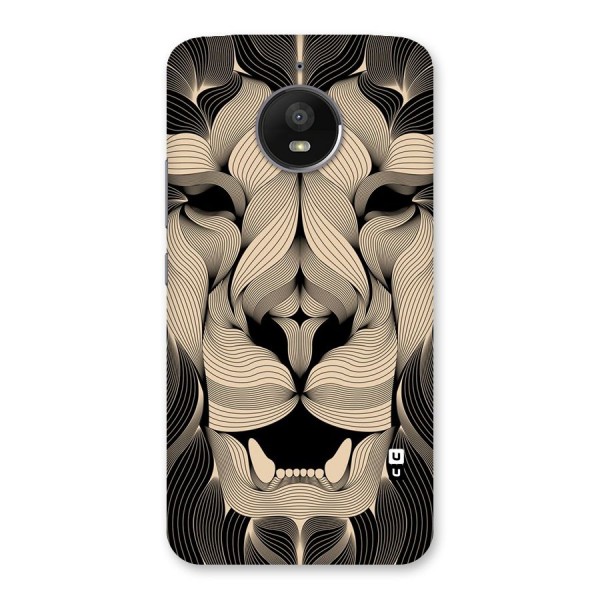 Lion Shape Design Back Case for Moto E4 Plus