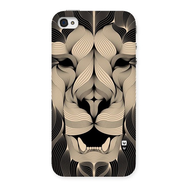 Lion Shape Design Back Case for iPhone 4 4s