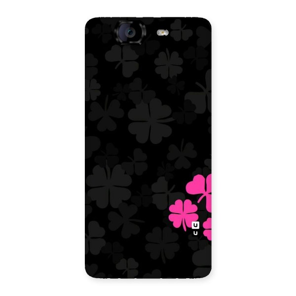 Little Pink Flower Back Case for Canvas Knight A350