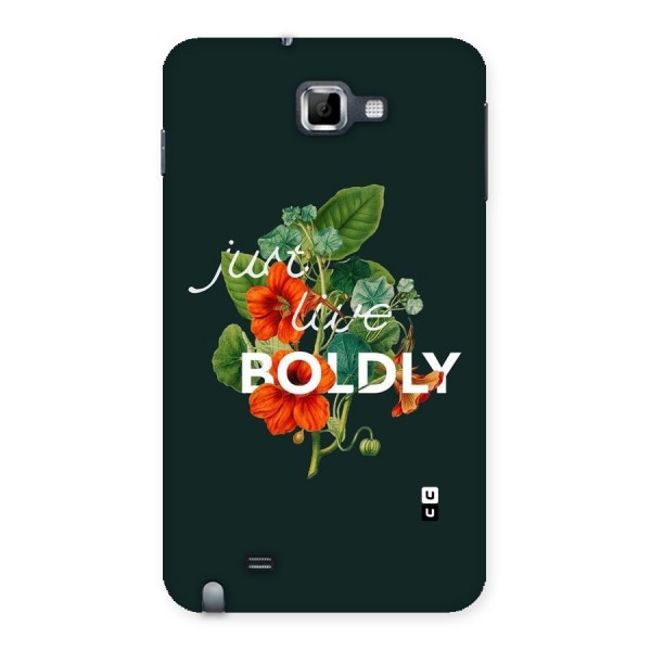 Live Boldly Back Case for Galaxy Note