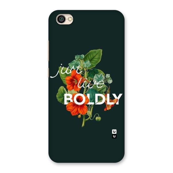 Live Boldly Back Case for Redmi Y1 Lite