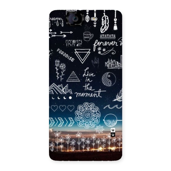 Live In The Moment Back Case for Canvas Knight A350