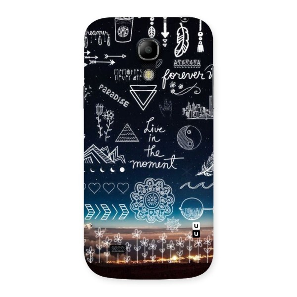 Live In The Moment Back Case for Galaxy S4 Mini