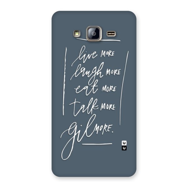 Live Laugh More Back Case for Galaxy On5