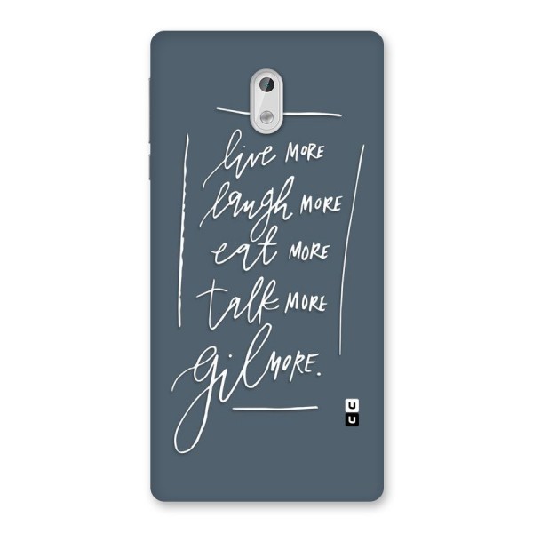 Live Laugh More Back Case for Nokia 3