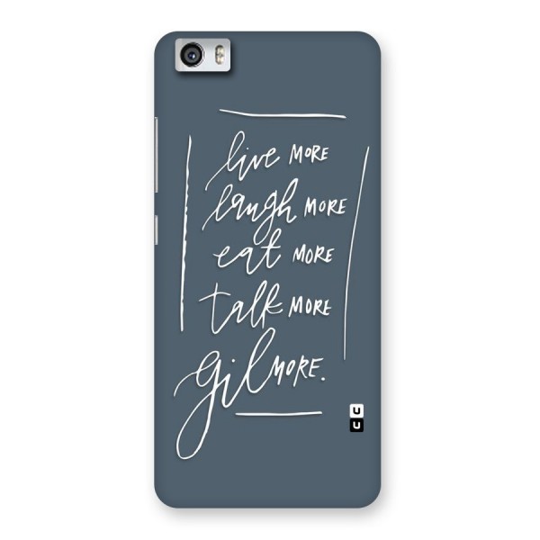 Live Laugh More Back Case for Xiaomi Redmi Mi5