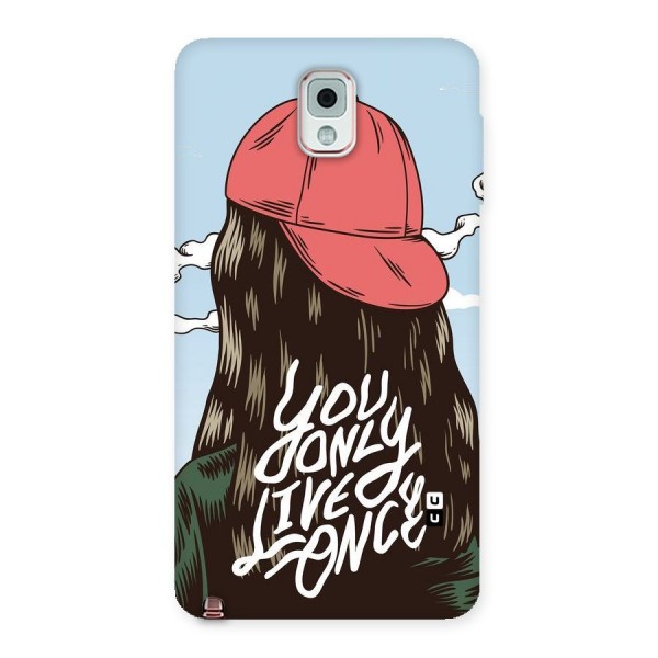 Live Once Back Case for Galaxy Note 3