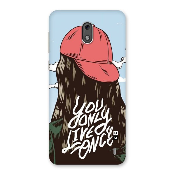 Live Once Back Case for Nokia 2