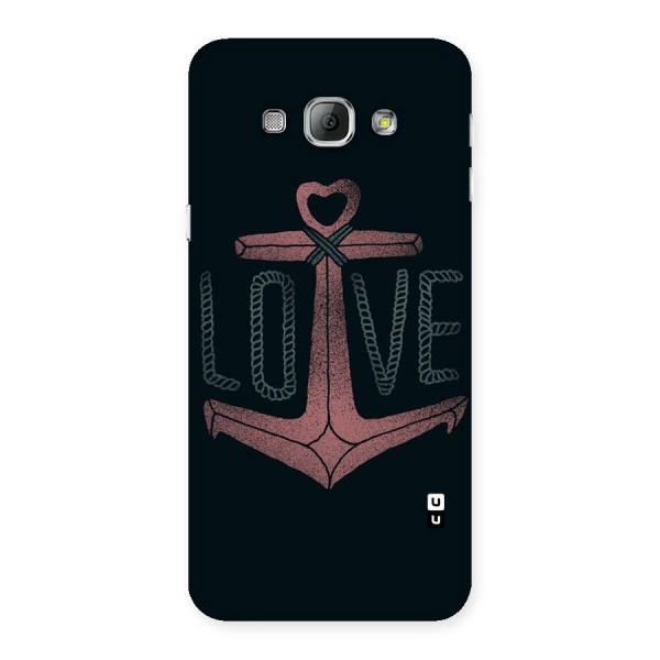 Love Anchor Form Back Case for Galaxy A8