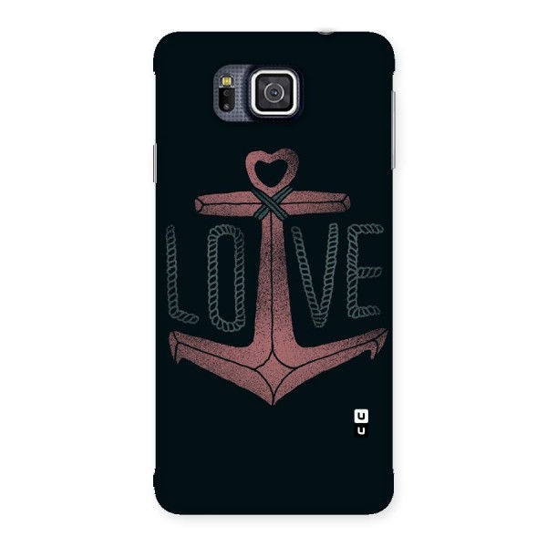 Love Anchor Form Back Case for Galaxy Alpha