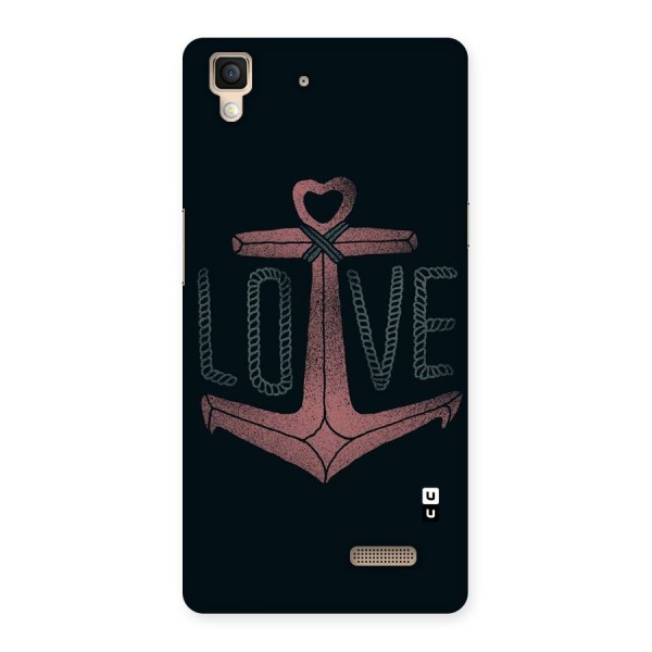 Love Anchor Form Back Case for Oppo R7