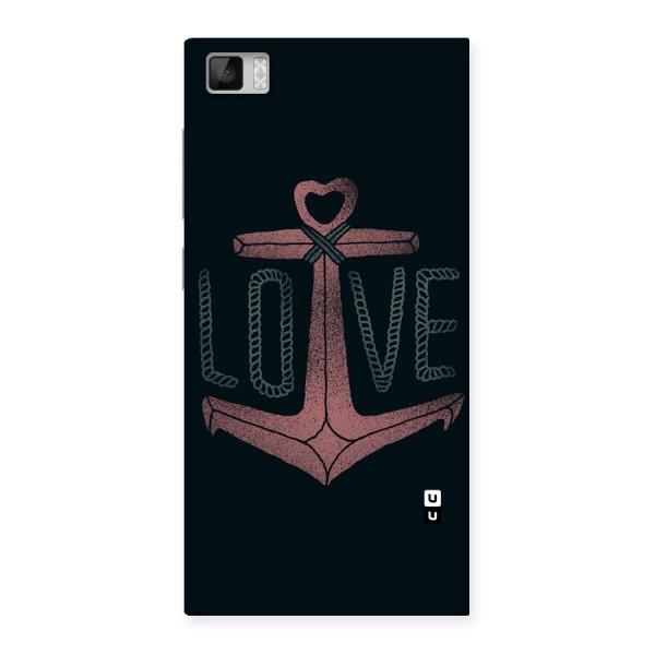 Love Anchor Form Back Case for Xiaomi Mi3