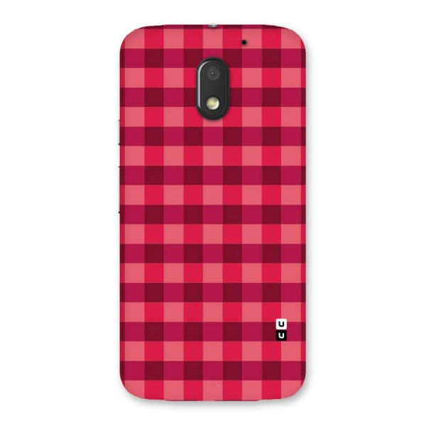 Love Checks Back Case for Moto E3 Power