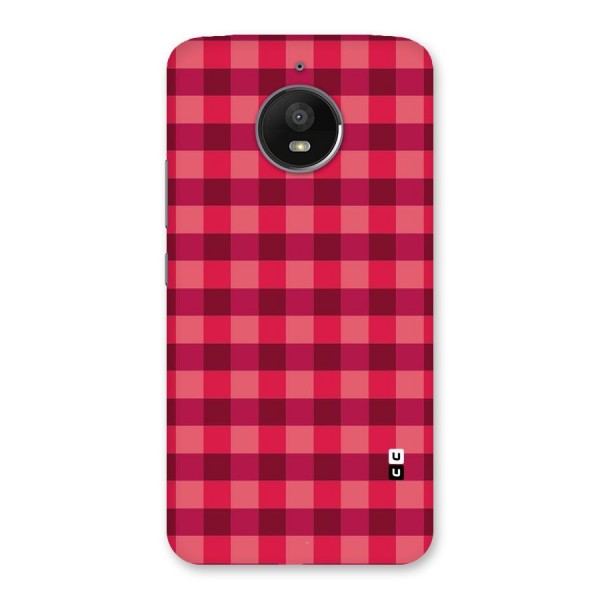 Love Checks Back Case for Moto E4 Plus