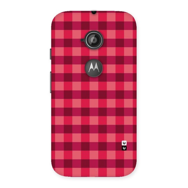 Love Checks Back Case for Moto E 2nd Gen