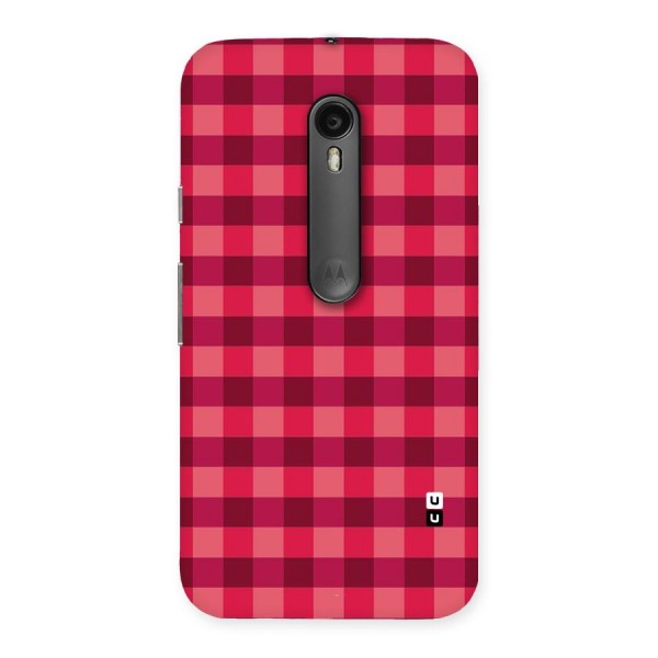 Love Checks Back Case for Moto G3