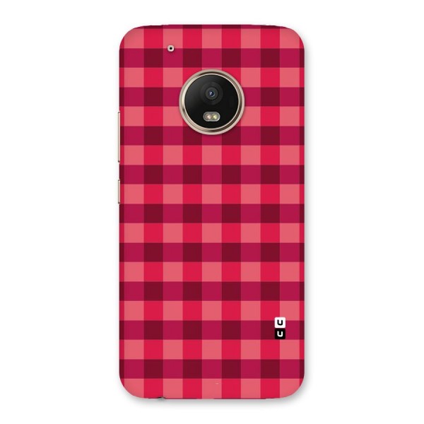 Love Checks Back Case for Moto G5 Plus