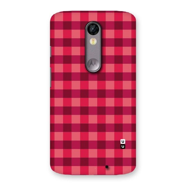 Love Checks Back Case for Moto X Force