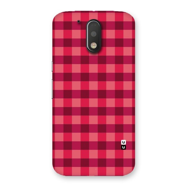 Love Checks Back Case for Motorola Moto G4