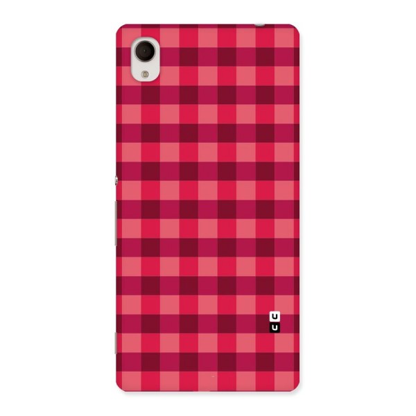 Love Checks Back Case for Sony Xperia M4