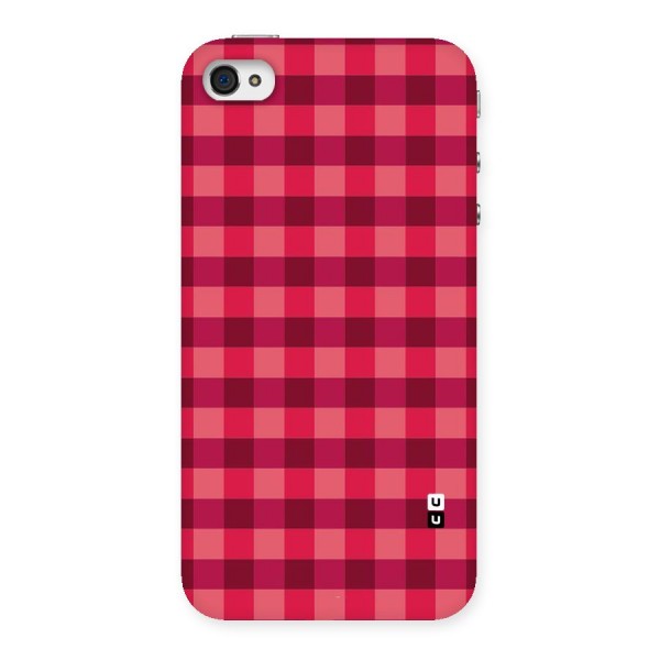 Love Checks Back Case for iPhone 4 4s