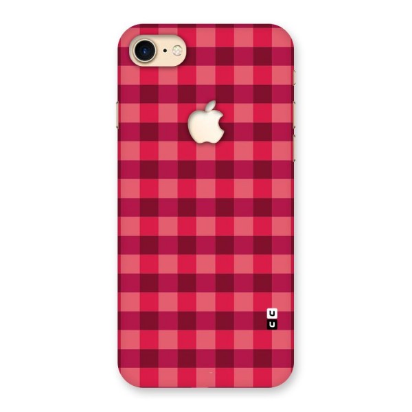 Love Checks Back Case for iPhone 7 Apple Cut