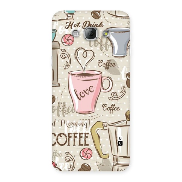 Love Coffee Design Back Case for Galaxy A8