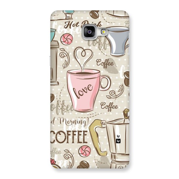 Love Coffee Design Back Case for Galaxy A9